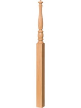 R-5511 Reeded 48" Pin Top Starting Newel Post