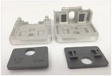 E1504200 Stainless Steel Glass Clamp Rubber Gaskets 2