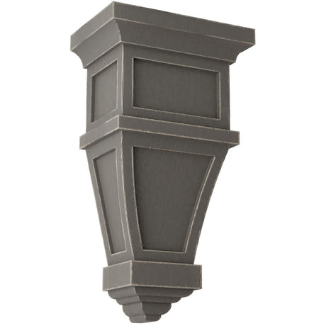 Alpine Wood Vintage Decor Corbel (CORWD06X04X11AP) Reclaimed Gray