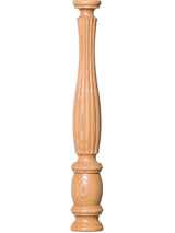 R-5711 48" Pin Top Reeded Utah Classic Starting Newel Post