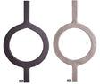 HF16.6.2 Oval Tubular Steel Baluster, Available Powder Coatings:  Satin Black or Ash Gray.