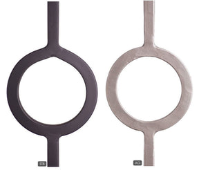 HF16.6.2 Oval Tubular Steel Baluster, Available Powder Coatings:  Satin Black or Ash Gray.