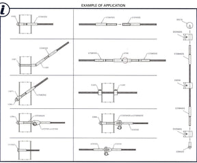 Example of Applications for rope connections