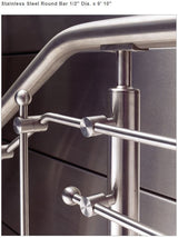 E005 1/2" Stainless Round Bar, 10'