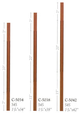 C-5038 Chamfered Contemporary S4S Baluster Set