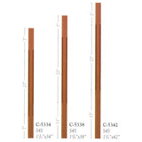 C-5334 Chamfered S4S Contemporary Baluster Set