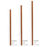F-5034 34" Fluted S4S Contemporary Baluster Set