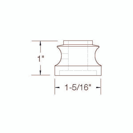 SH900 Flat Shoe with Set Screw Dimensional Information