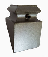 SH904 12mm Slanted Shoe with Set Screw (Pewter pictured)