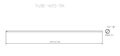 Coffman Horizontal Tubes 5/8" CADD