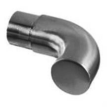 SS209 90-Degree Returned End for 42.4mm Round Stainless Steel