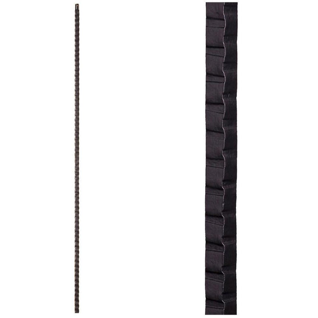HF16.1.7-T Hammered Straight Bar Iron Baluster