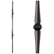 HF16.1.8-T Double Knuckle Gothic Hammered Tubular Steel Baluster