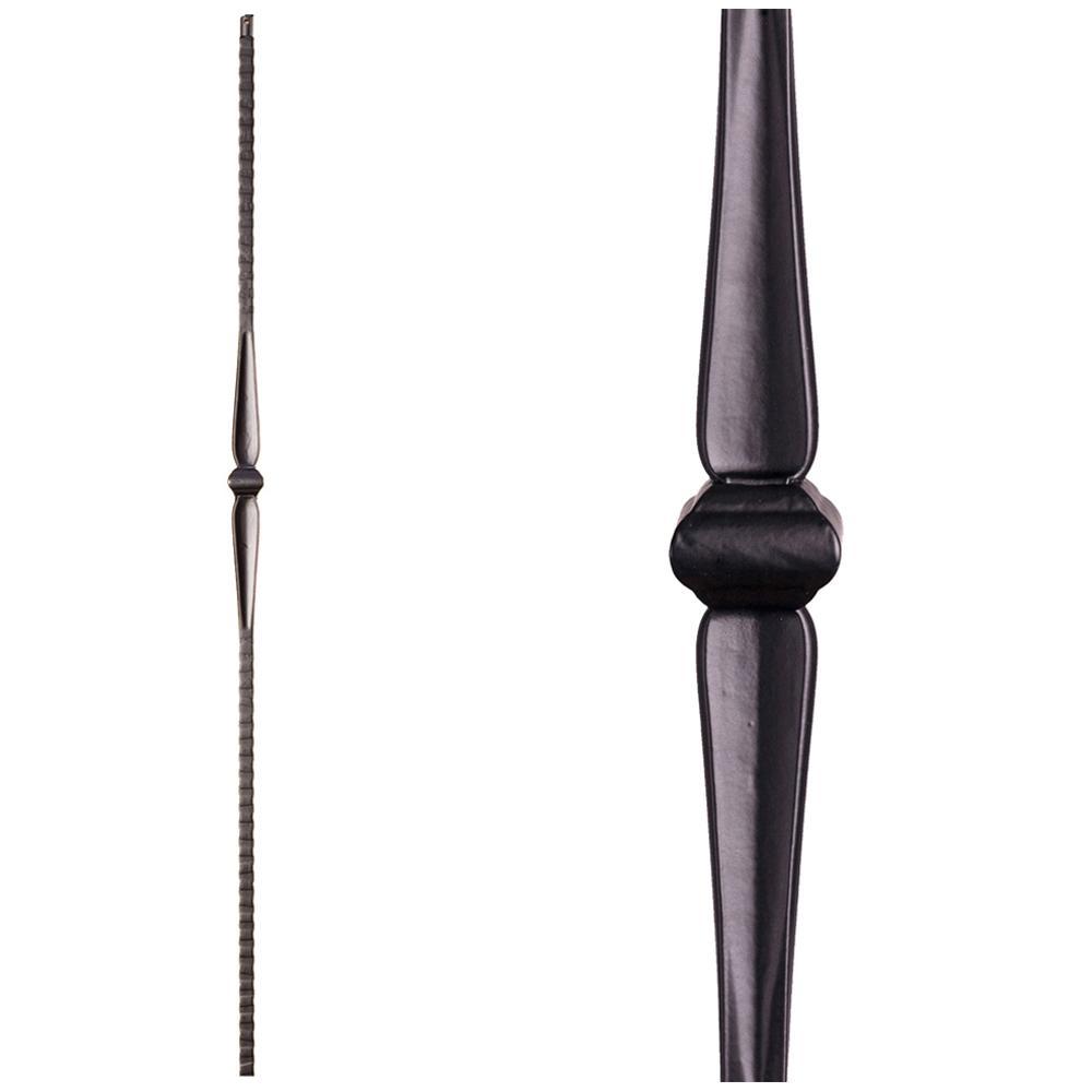 HF16.5.2-T Tubular Single Knuckle Gothic Iron Baluster