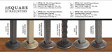 Fits Square Balusters