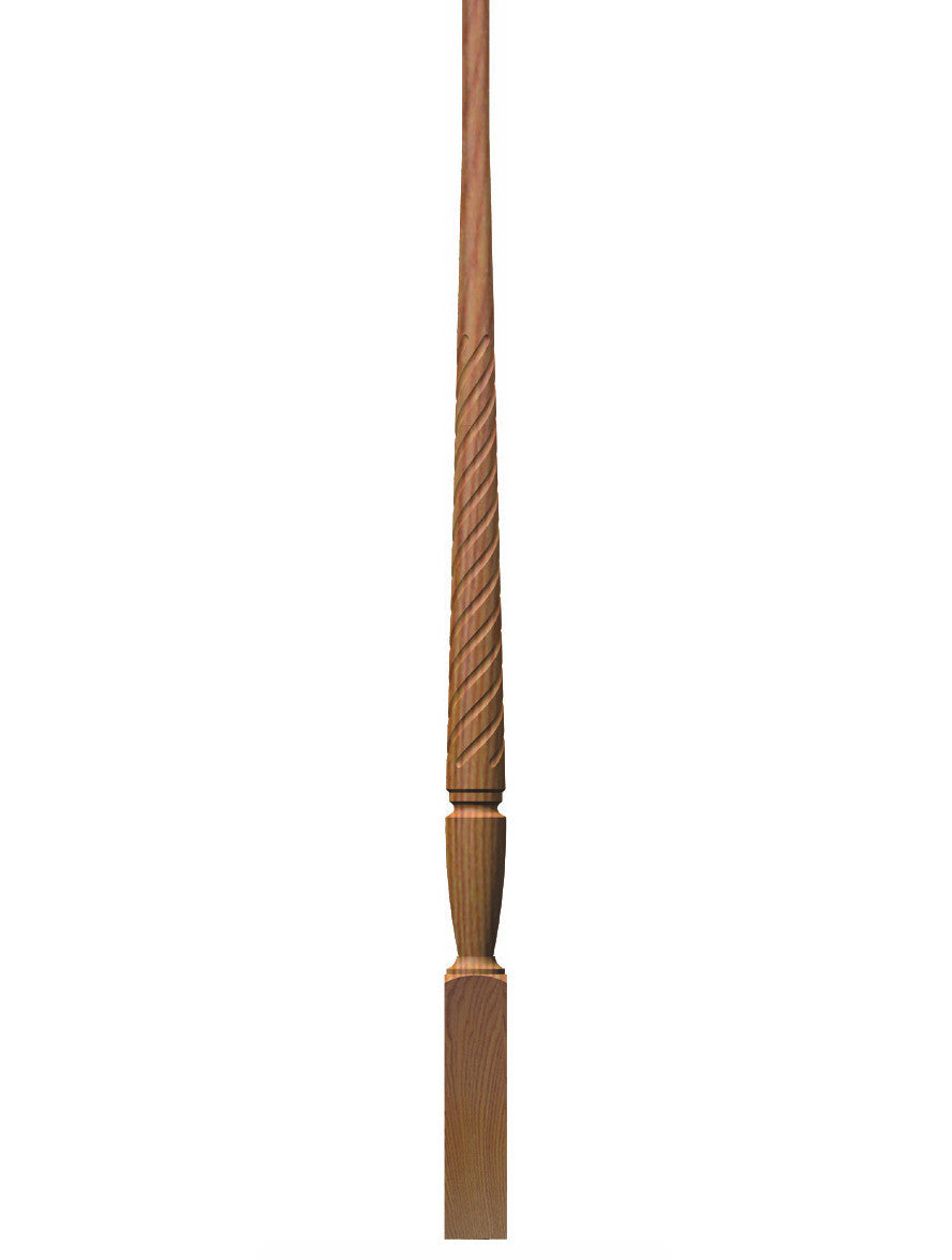 T-1242 42" Twist Bunker Hill Elegant Rise Baluste