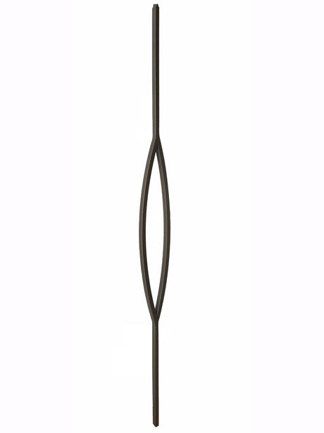 T-17 Single Oval Tubular Steel Baluster (2)