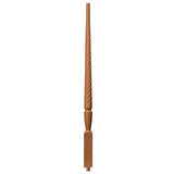 T-2015 1-3/4" Twist Bunker Hill Stair Baluster, Available in 31", 34", 36", 39", 42", and 48", American Cherry