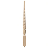 T-2015 1-3/4" Twist Bunker Hill Stair Baluster, Available in 31", 34", 36", 39", 42", and 48", Ash