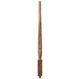 T-2015 1-3/4" Twist Bunker Hill Stair Baluster, Available in 31", 34", 36", 39", 42", and 48", Hickory