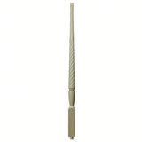 T-2015 1-3/4" Twist Bunker Hill Stair Baluster, Available in 31", 34", 36", 39", 42", and 48", Poplar