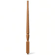 T-2015 1-3/4" Twist Bunker Hill Stair Baluster, Available in 31", 34", 36", 39", 42", and 48", Red Oak