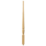 T-2015 1-3/4" Twist Bunker Hill Stair Baluster, Available in 31", 34", 36", 39", 42", and 48", Yellow Pine