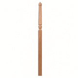T-3018 3-1/2" x 72" Bunker Hill Pin Top Landing Newel Post, American Cherry