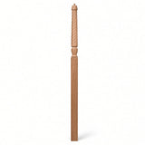 T-3018 3-1/2" x 72" Bunker Hill Pin Top Landing Newel Post, White Oak