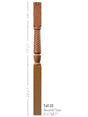 T-4135 Twist Interchangeable 2nd Floor Landing Newel Post