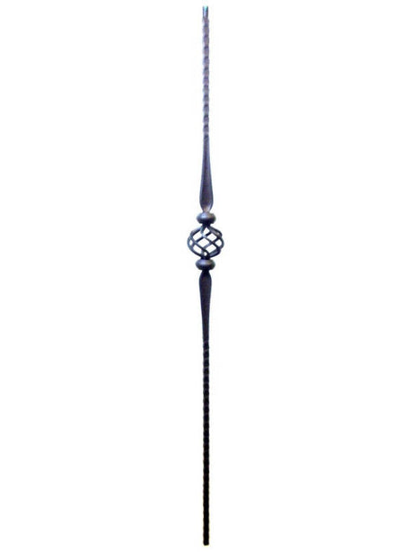 T-47 Single Basket with Spoons, Hammered Face