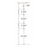 T-03 Double Twist, Tubular Steel Dimensional Information