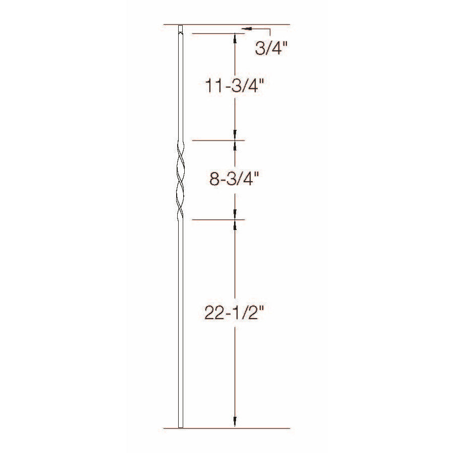 T-06 Single Ribbon, Tubular Steel Dimensional Information