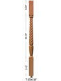 T-2005 36" Twist Bunker Hill Baluster