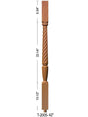 T-2005 42" Twist Bunker Hill Baluster