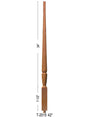 T-2015 42" Twist Bunker Hill Baluster