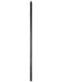 TN33 Square Edge Hammered Newel Post, Satin Black