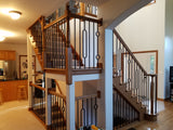 HF16.6.2 Oval Tubular Steel Baluster, Life Style View