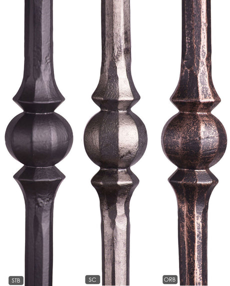 Available Powder Coatings:  Satin Black, Oil Rubbed Bronze, and Satin Clear