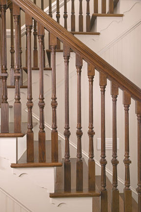 9005F Fluted 44" The Williamsburg Square Top Baluster