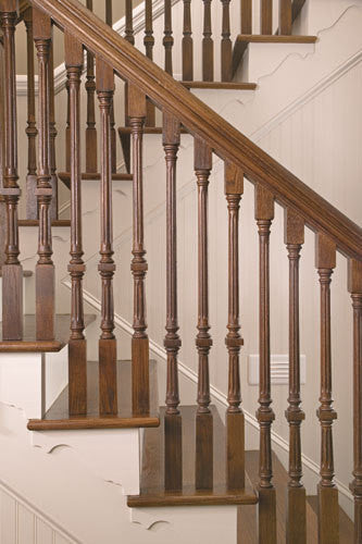 9005F Fluted 35" The Williamsburg Square Top Baluster 2