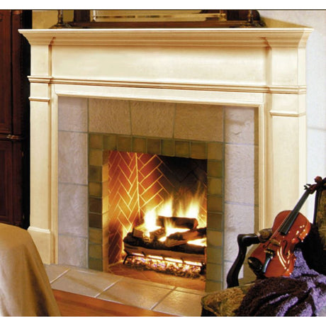 Windsor Fireplace Mantel Surround, 48" and 56", Life Style View