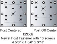 EZLock Newel Fastener