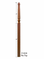 F-3018 Fluted 72" Pin Top Starting Newel Post
