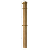 F-4375 Half-Sawn Box Newel Post