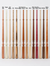 2715 Plain Ohio Baluster in Available Wood Species