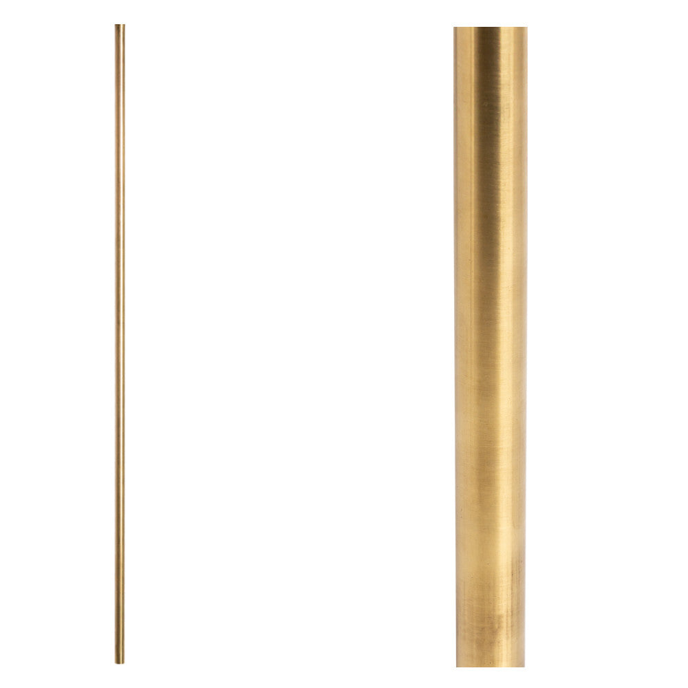 HF18.8.3 1-3/16" Round Iron Newel Post, BRASS