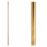 HF18.8.3 1-3/16" Round Iron Newel Post, BRASS