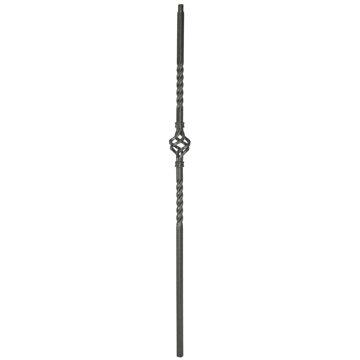 2G04 16mm Single Basket-Double Twist, Tubular Steel Shown in Copper Vein