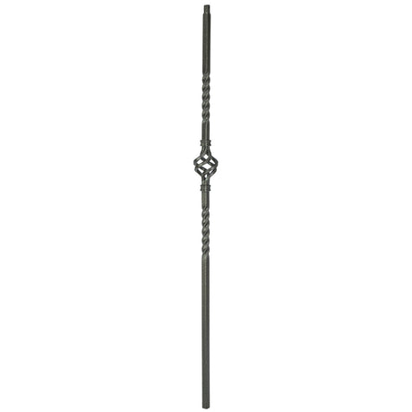 2G04 16mm Single Basket-Double Twist, Tubular Steel Shown in Copper Vein